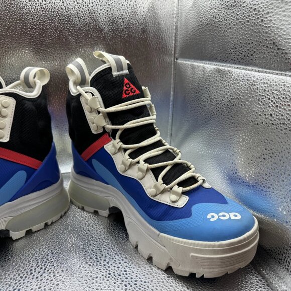 Size 6 Nike ACG Zoom Gaiadome GORE-TEX Mens Hyper Royal Black Sneaker DD2858-400 - Picture 6 of 12